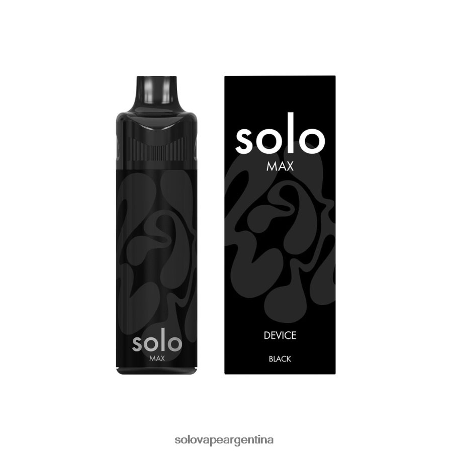 negro Solo MAX dispositivo pod 4HNV8V72 | Solo Vape Review