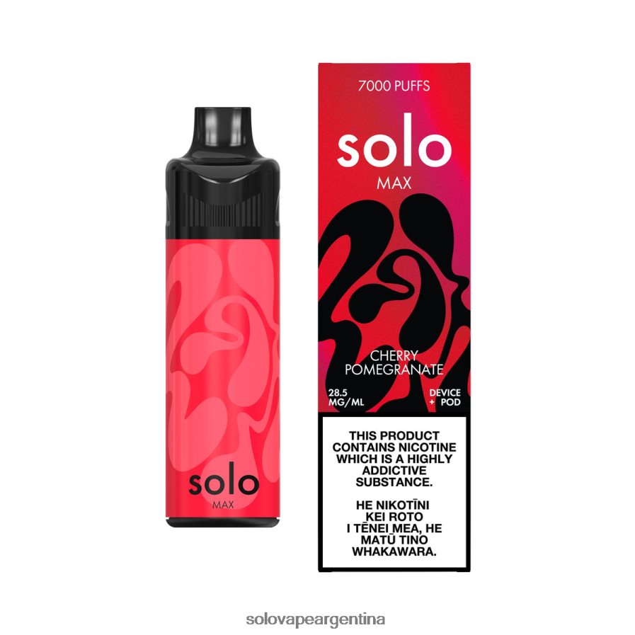 granada cereza Solo MAX kit de cápsulas 4HNV8V66 | Solo Vape Comprar