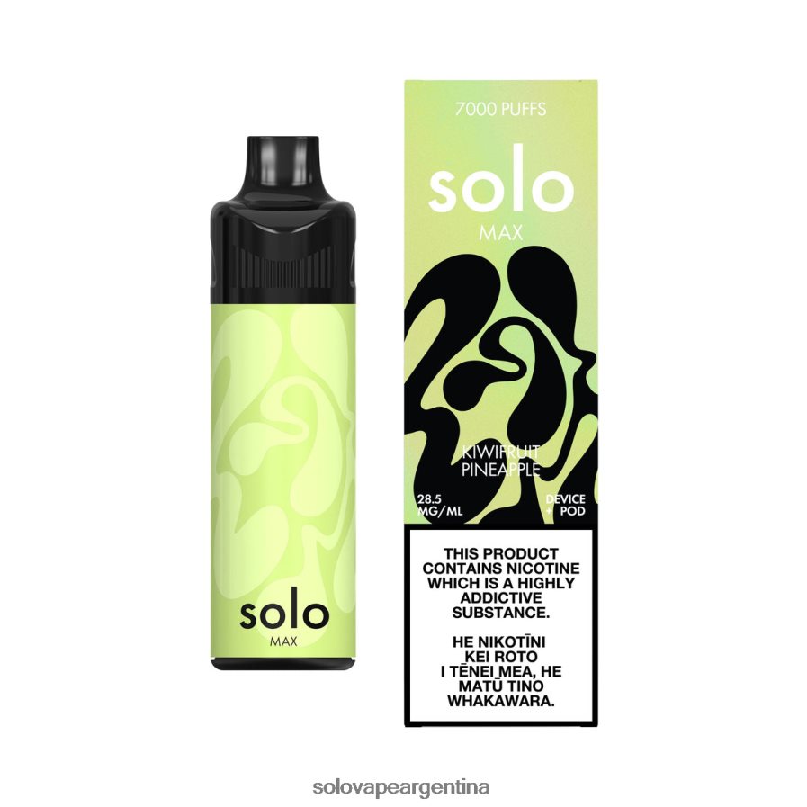 kiwi piña Solo MAX kit de cápsulas 4HNV8V68 | Vape Solo Sabores