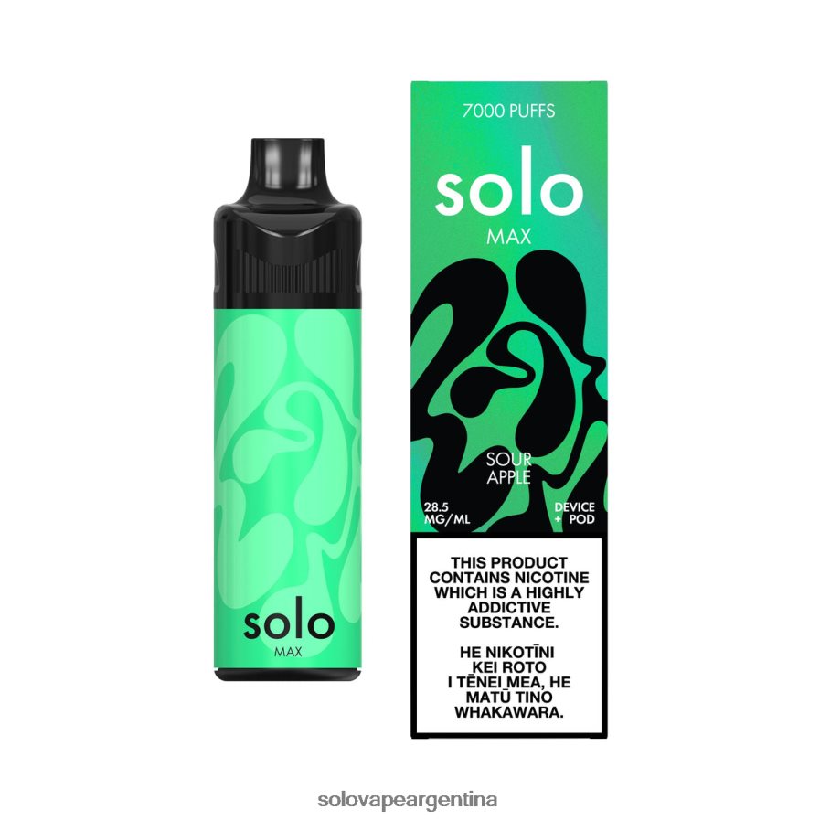 manzana agria Solo MAX kit de cápsulas 4HNV8V70 | Solo Vape Near Me