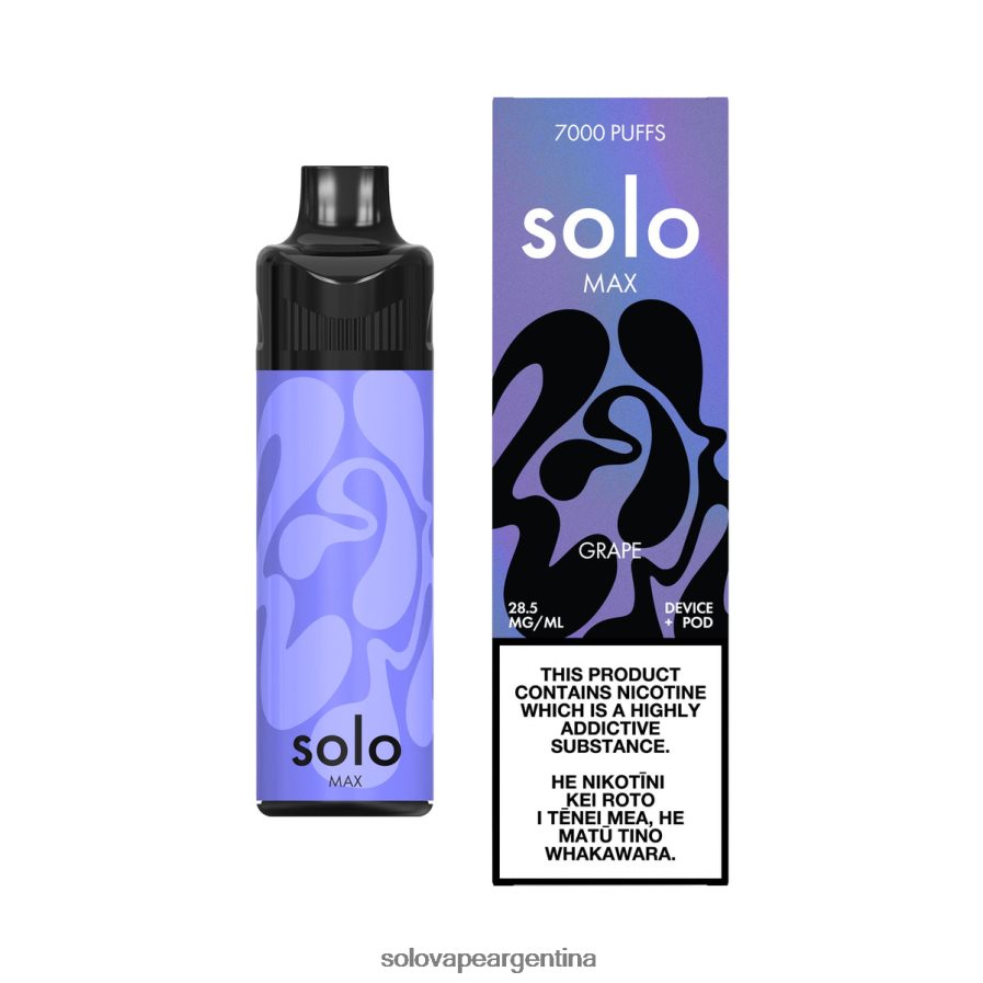 uva Solo MAX kit de cápsulas 4HNV8V67 | Solo Vape Tienda