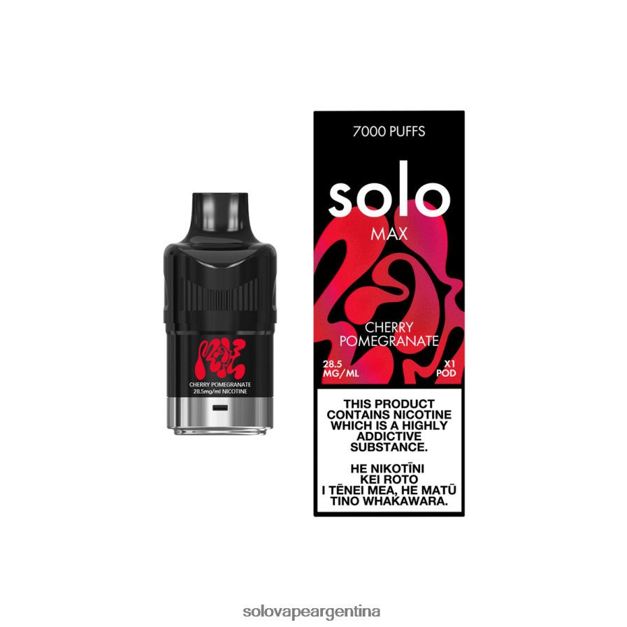 granada cereza Solo MAX vaina 4HNV8V83 | Solo Vape Precio