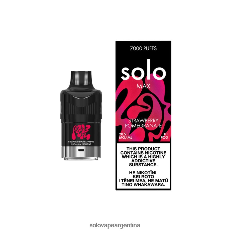 granada de fresa Solo MAX vaina 4HNV8V84 | Solo Vape Comprar