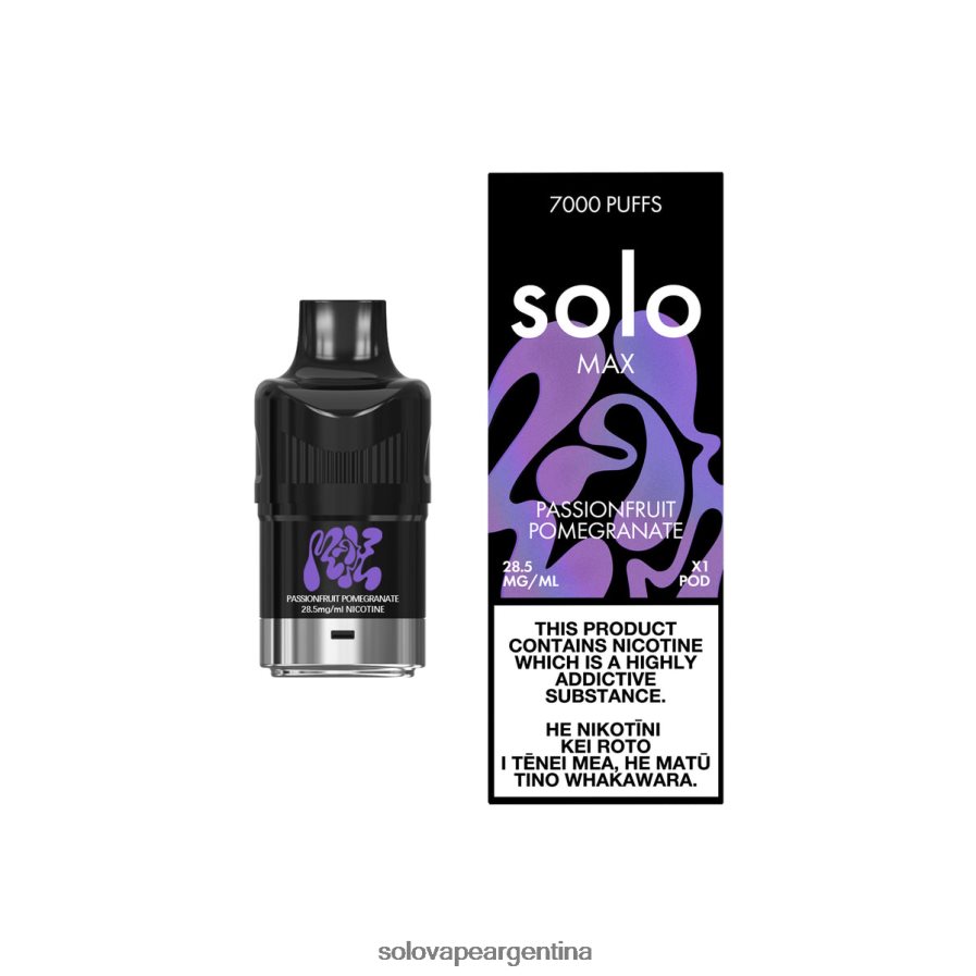 granada de maracuyá Solo MAX vaina 4HNV8V89 | Solo Vape Price
