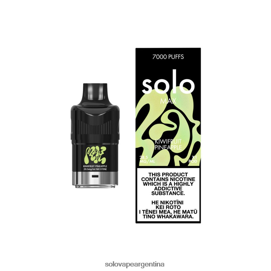 kiwi piña Solo MAX vaina 4HNV8V87 | Vape Solo Flavours