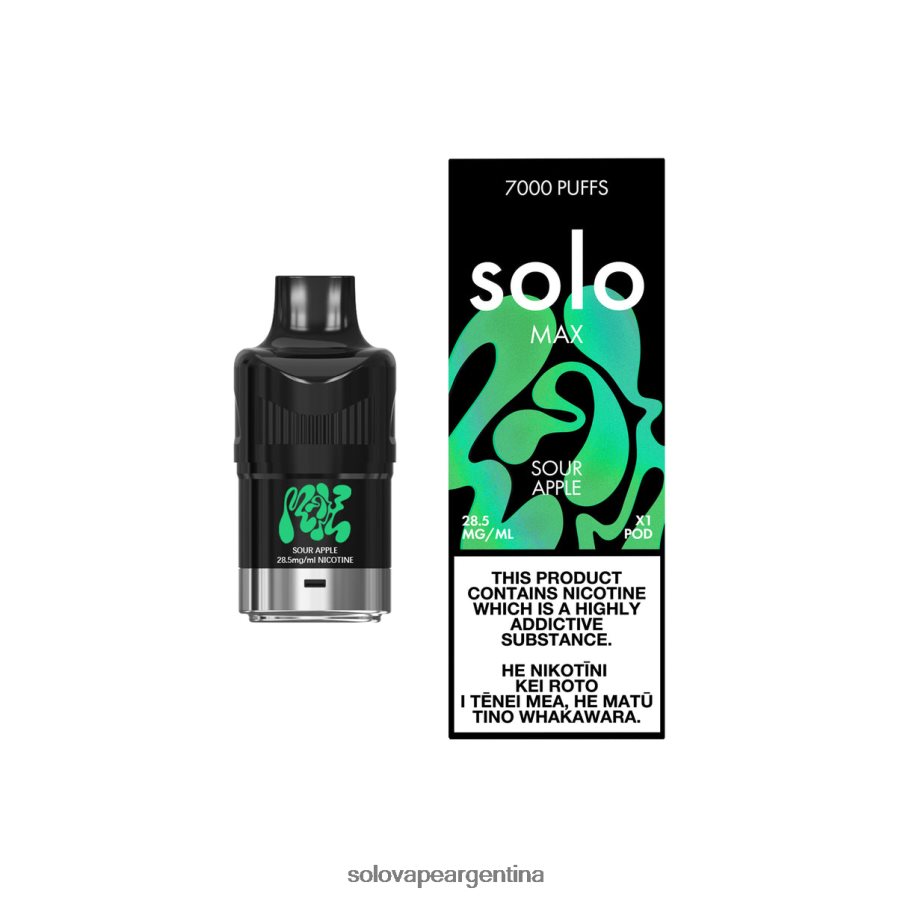 manzana agria Solo MAX vaina 4HNV8V80 | Solo Vape Price