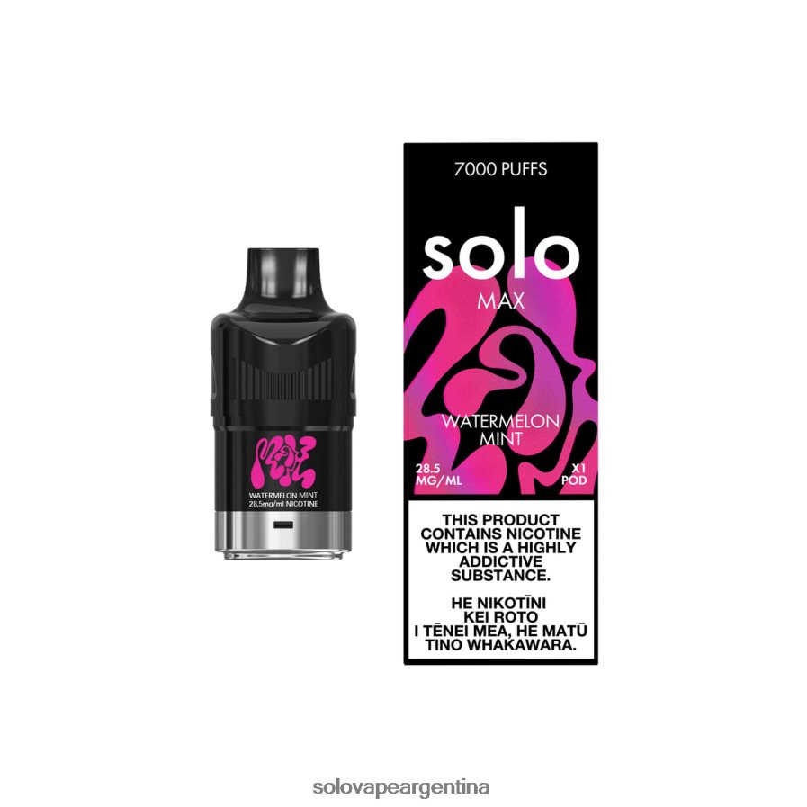 sandia menta Solo MAX vaina 4HNV8V86 | Vape Solo Sabores