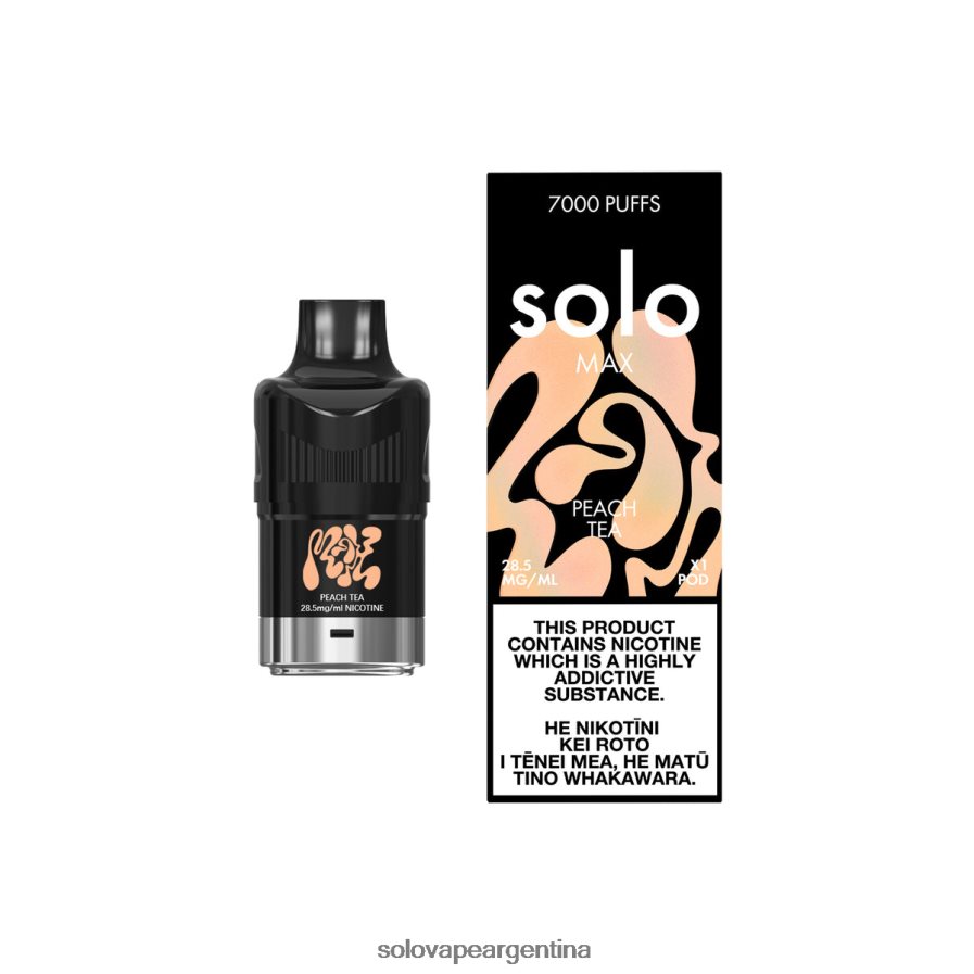 té de durazno Solo MAX vaina 4HNV8V79 | Solo Vape Near Me