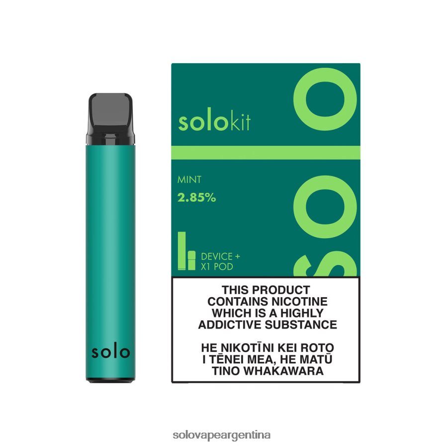 menta Solo kit de cápsulas 4HNV8V46 | Solo Vape Argentina