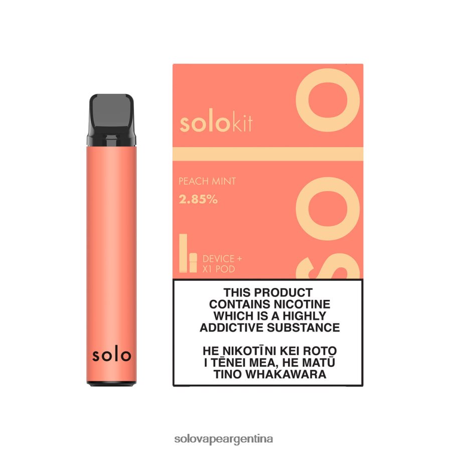 menta durazno Solo kit de cápsulas 4HNV8V44 | Solo Vape Price