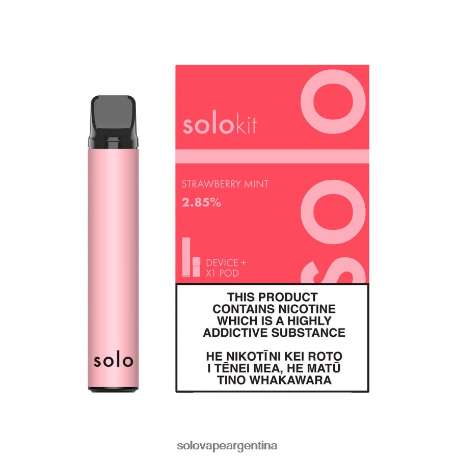 menta fresa Solo kit de cápsulas 4HNV8V41 | Vape Solo Sabores