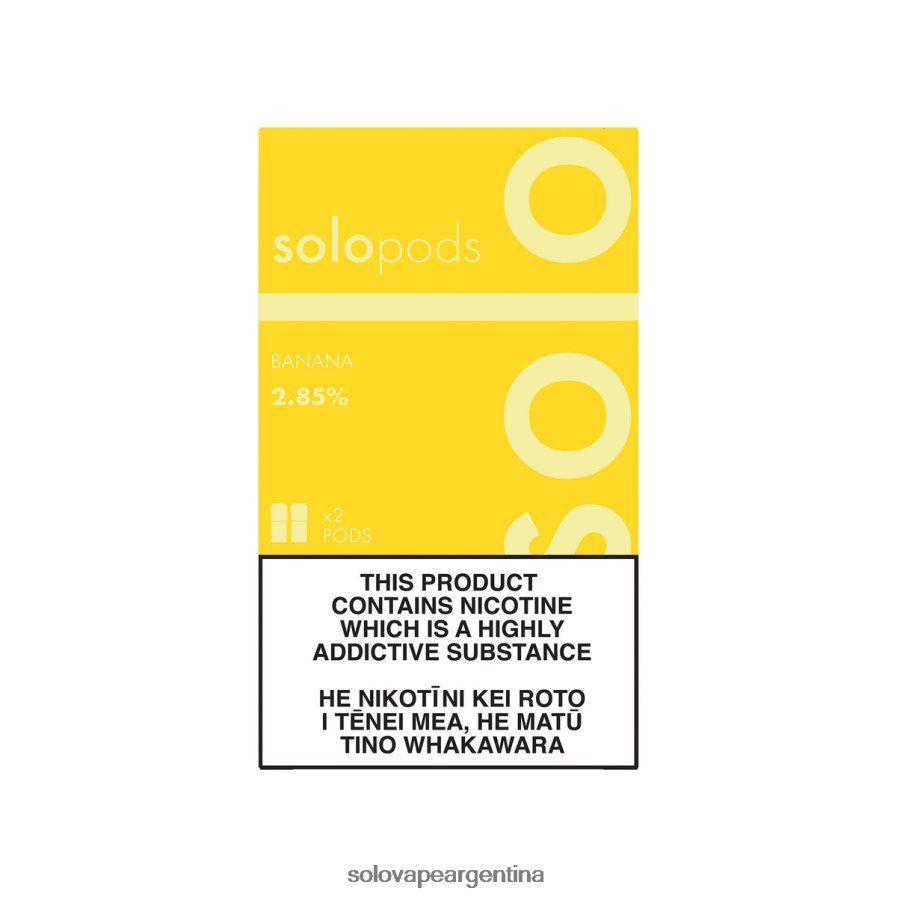 banana Solo paquete de 2 cápsulas de repuesto 4HNV8V64 | Solo Vape Argentina