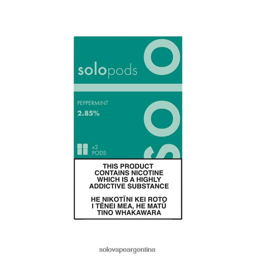 menta Solo paquete de 2 cápsulas de repuesto 4HNV8V63 | Solo Vape Review