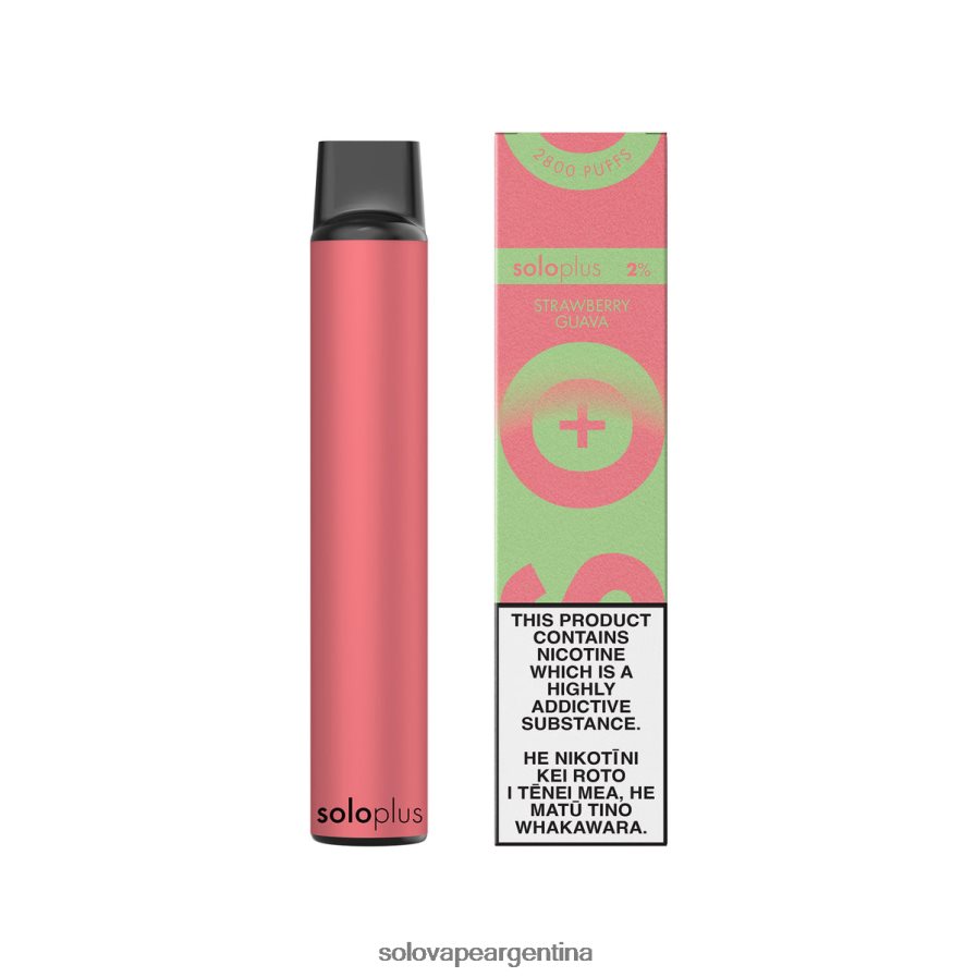 guayaba fresa Solo Plus colección paraíso vape desechable 4HNV8V37 | Solo Vape Argentina