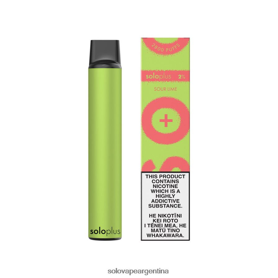 lima agria Solo Plus vaporizador desechable 4HNV8V34 | Solo Vape Near Me