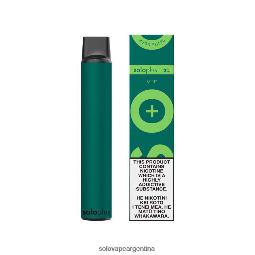 menta Solo Plus vaporizador desechable 4HNV8V33 | Vape Solo Flavours