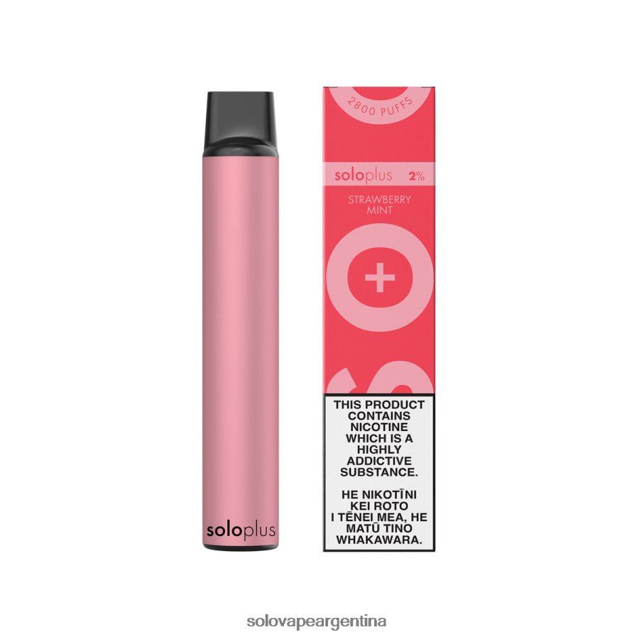 menta fresa Solo Plus vaporizador desechable 4HNV8V26 | Solo Vape Price