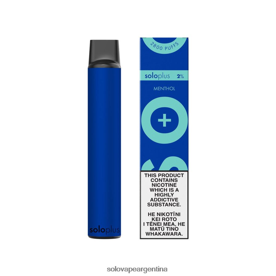 mentol Solo Plus vaporizador desechable 4HNV8V32 | Vape Solo Sabores