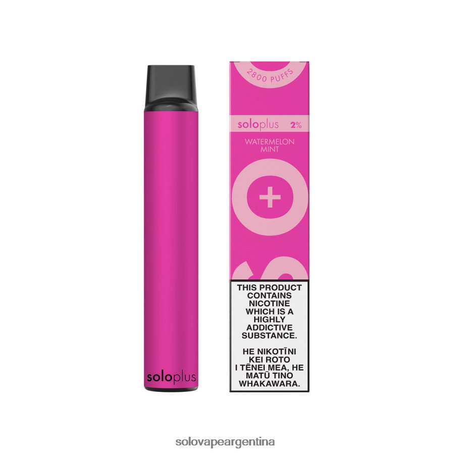 sandia menta Solo Plus vaporizador desechable 4HNV8V28 | Solo Vape Argentina