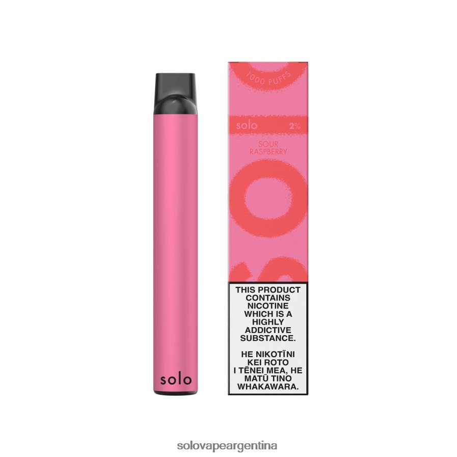 frambuesa agria Solo vaporizador desechable 4HNV8V13 | Solo Vape Tienda