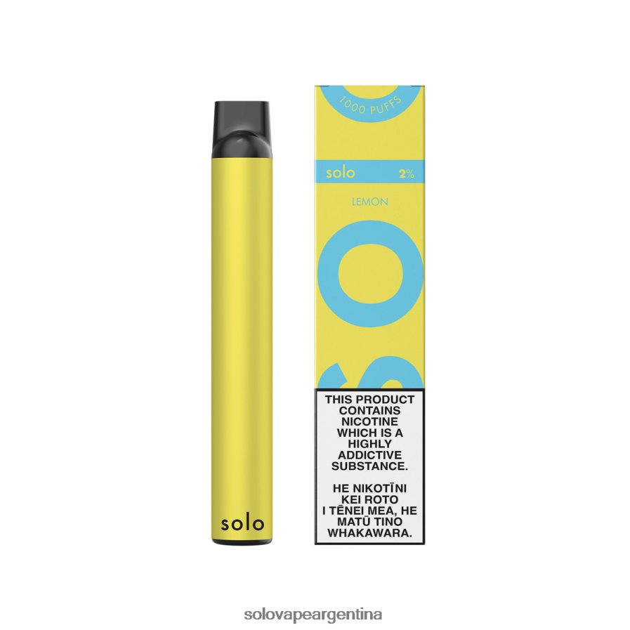 limón Solo vaporizador desechable 4HNV8V15 | Vape Solo Flavours