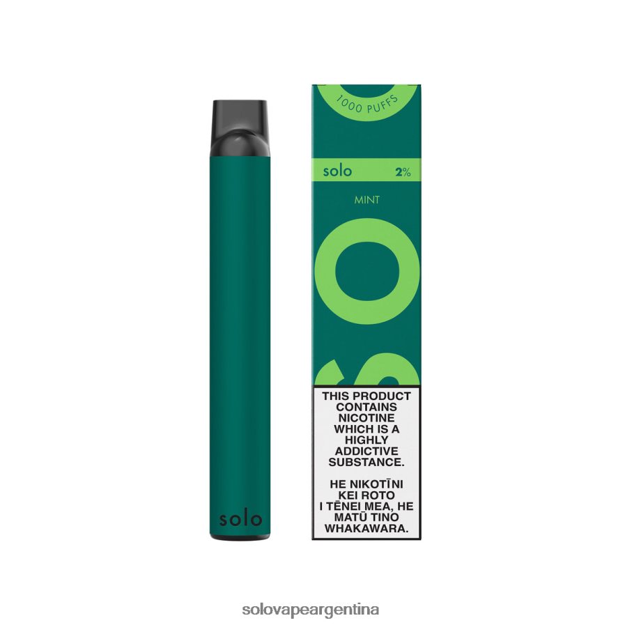 menta Solo vaporizador desechable 4HNV8V1 | Solo Vape Argentina